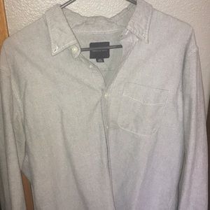 Gray button up